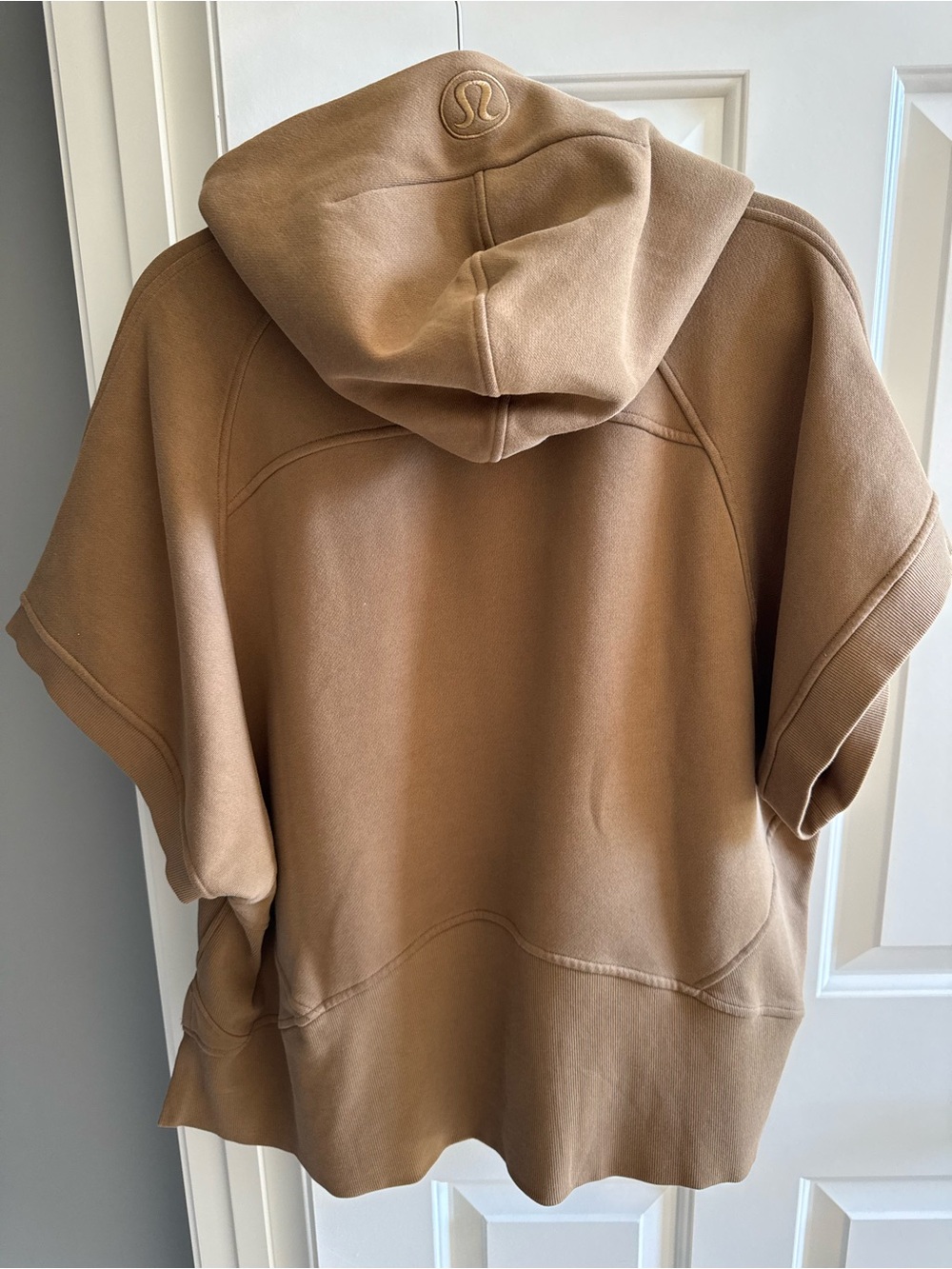 Lululemon Short-Sleeve Pullover Sweater in Camel - Picture 2 of 2
